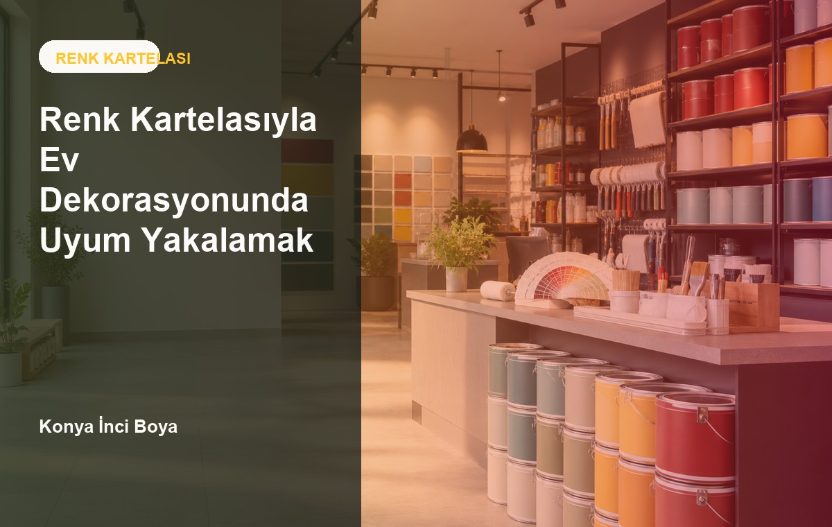 Renk Kartelasıyla Ev Dekorasyonunda Uyum Yakalamak