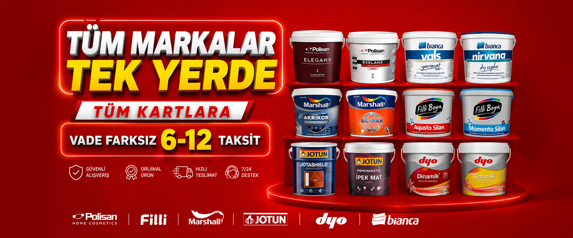 Tum markalar tek yerde boya kampanyasi