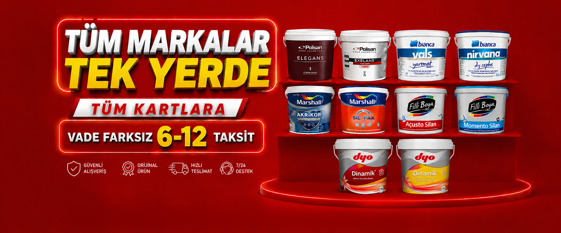 Tum markalar tek yerde boya kampanyasi